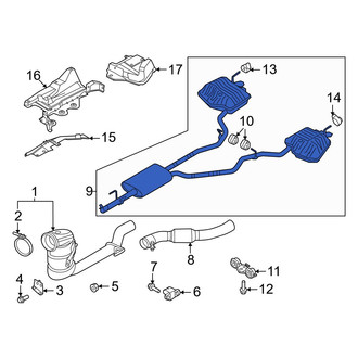 Ford OE - Exhaust Muffler