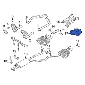 Ford OE - Rear Right Floor Pan Heat Shield
