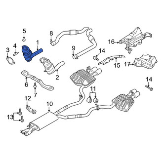 Ford OE - Right Catalytic Converter