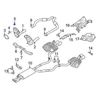 Ford OE - Catalytic Converter Nut