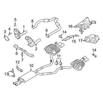 Ford OE - Exhaust System - Exhaust Components (3.0L)
