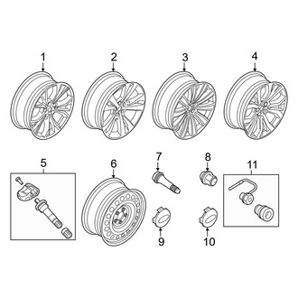 Ford OE - Wheels (20" Wheel), (King Ranch / Limited / Limited Hybrid / Platinum / ST / XLT)