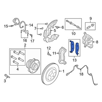 Ford OE - Front Disc Brake Pad Set