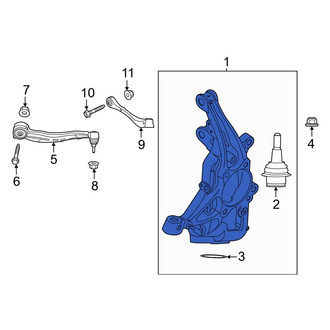 Ford OE - Front Left Steering Knuckle