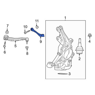 Ford OE - Front Left Forward Suspension Control Arm