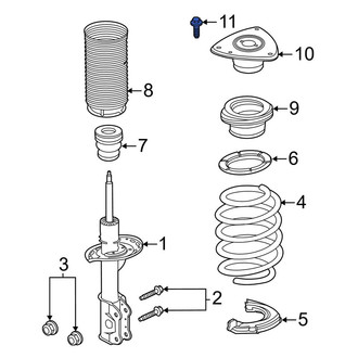 Ford OE - Suspension Strut Mount Bolt