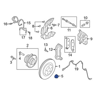 Ford OE - Rear CV Joint Nut