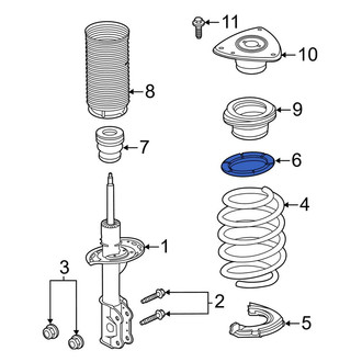 Ford OE - Upper Coil Spring Insulator