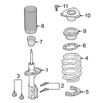 Ford OE - Front Suspension - Struts & Components