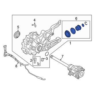 Ford OE - Front Differential Pinion Seal