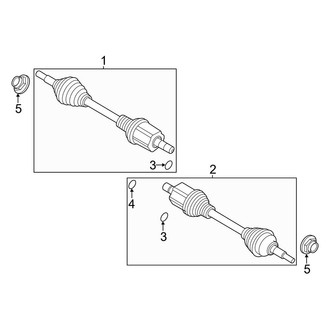 Ford OE - Front Suspension - Drive Axles