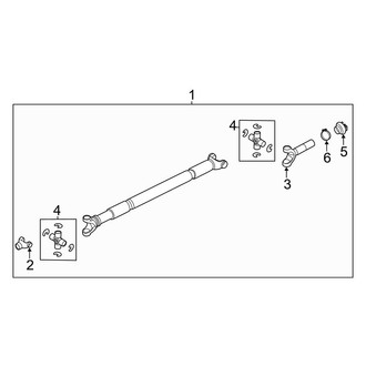 Ford OE - Front Suspension - Drive Shaft
