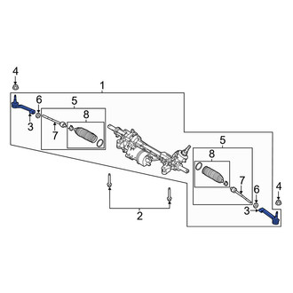 Ford OE - Left Outer Steering Tie Rod End