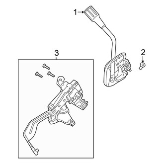 Ford OE - Steering Column - Shifter Housing (Tilt Only Column Shift)