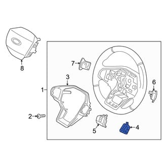 Ford OE - Right Steering Wheel Radio Controls