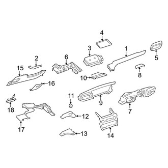 Ford OE - Instrument Panel (Front Trim)