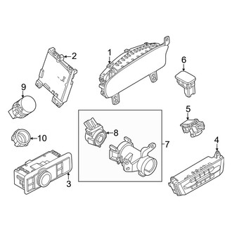 Ford OE - Instrument Panel - Cluster & Switches
