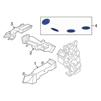 Ford OE - Rear Dashboard Air Vent