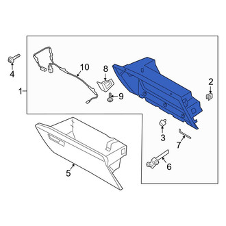 Ford OE - Front Glove Box Assembly