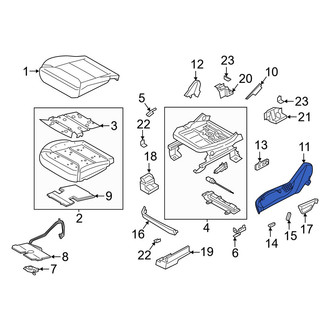 Ford OE - Front Right Outer Seat Trim Panel