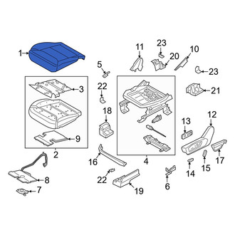 Ford OE - Front Right Seat Cover