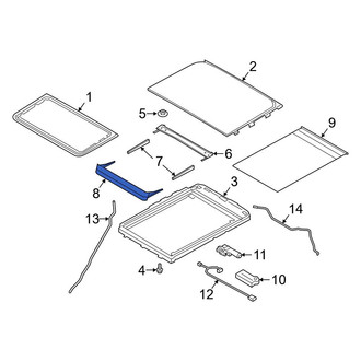 Ford OE - Front Sunroof Deflector