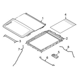 Ford OE - Roof - Interior Trim (Fixed Glass Panoramic Roof), (Active / Platinum / ST / ST-Line / Tremor)