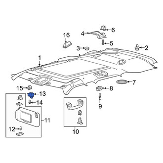 Ford OE - Sun Visor Holder