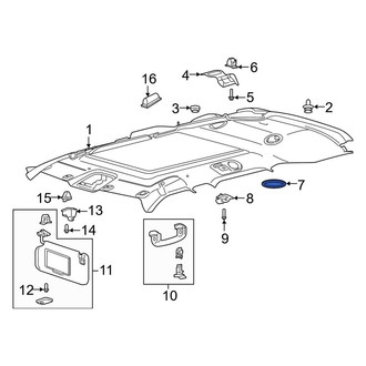 Ford OE - Rear Dashboard Air Vent