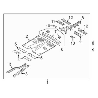 Ford OE - Pillars, Rocker & Floor - Floor