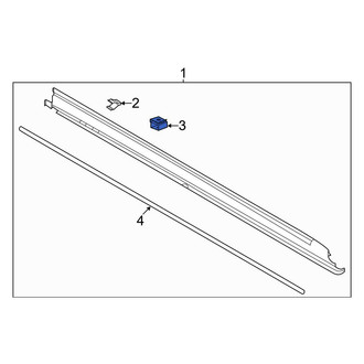 Ford OE - Wheel Arch Molding Clip
