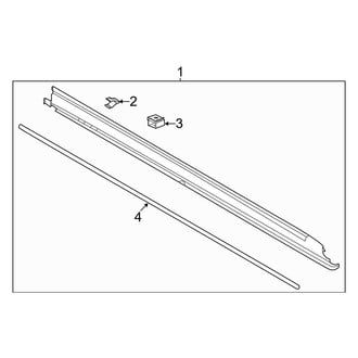 Ford OE - Pillars, Rocker & Floor - Exterior Moldings
