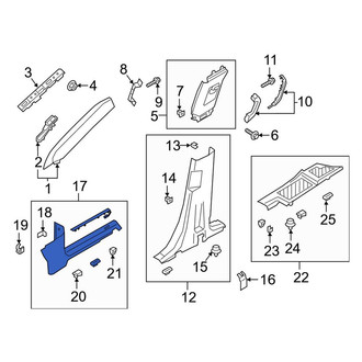 Ford OE - Front Right Door Sill Plate