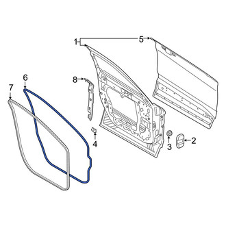 Ford OE - Front Right Outer Door Seal