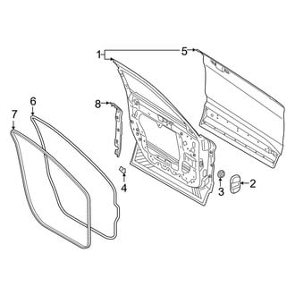 Ford OE - Front Door - Door & Components