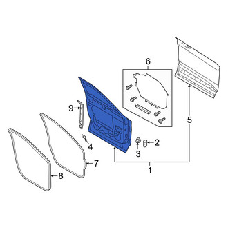 Ford OE - Front Right Door Shell
