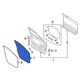 Ford OE - Front Right Outer Door Seal