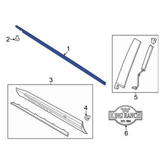 Ford OE - Front Right Door Belt Molding