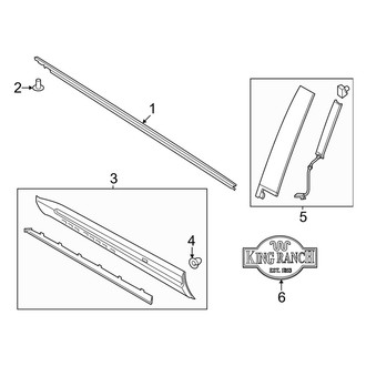 Ford OE - Front Door - Exterior Trim