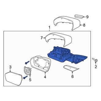 Ford OE - Front Left Door Mirror