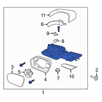 Ford OE - Front Right Door Mirror