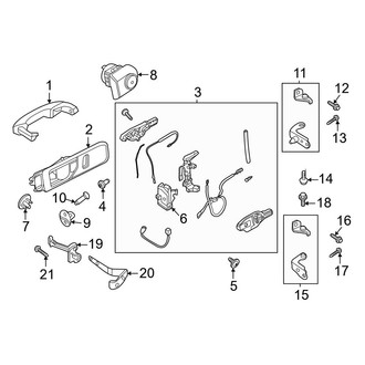 Ford OE - Front Door - Lock & Hardware