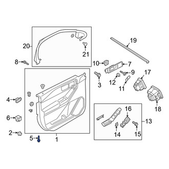 Ford OE - Door Interior Trim Panel Screw