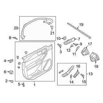 Ford OE - Front Door - Interior Trim