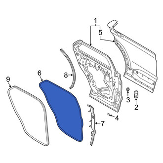 Ford OE - Rear Right Outer Door Seal