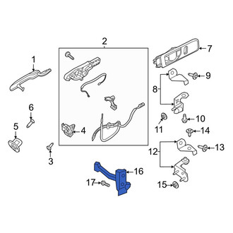 Ford OE - Rear Door Check