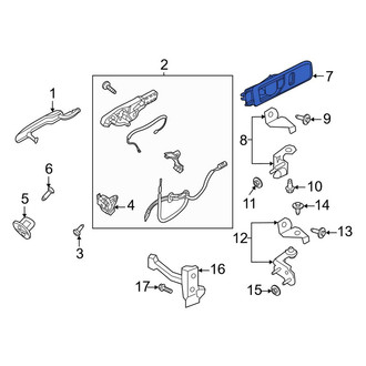 Ford OE - Front Left Inner Interior Door Handle