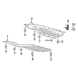 Ford OE - Rear Right Stone Deflector