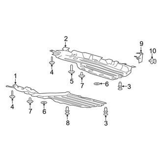 Ford OE - Pillars, Rocker & Floor - Under Cover & Splash Shields