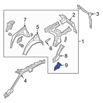 Ford OE - Rear Right Lower Quarter Panel Extension